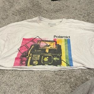 Polaroid crop top